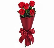 Букет 5 Красных роз Эдлесс Лав в Соболево