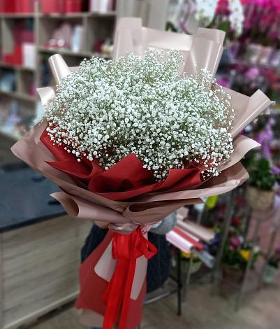 Букет цветов из: Гипсофила в Соболево