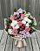 Букет цветов из: Альстромерии, Гвоздики, Розы и Хризантемы в Соболево
