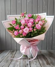 Букет Розовый кустик в Соболево