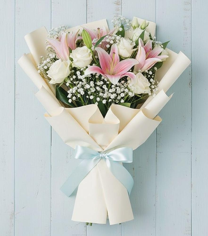 Букет цветов из: Лилии в Соболево