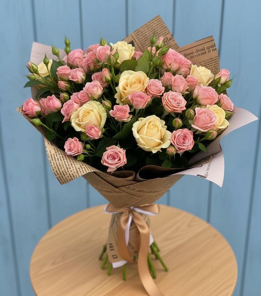 Букет цветов из: Розы в Соболево