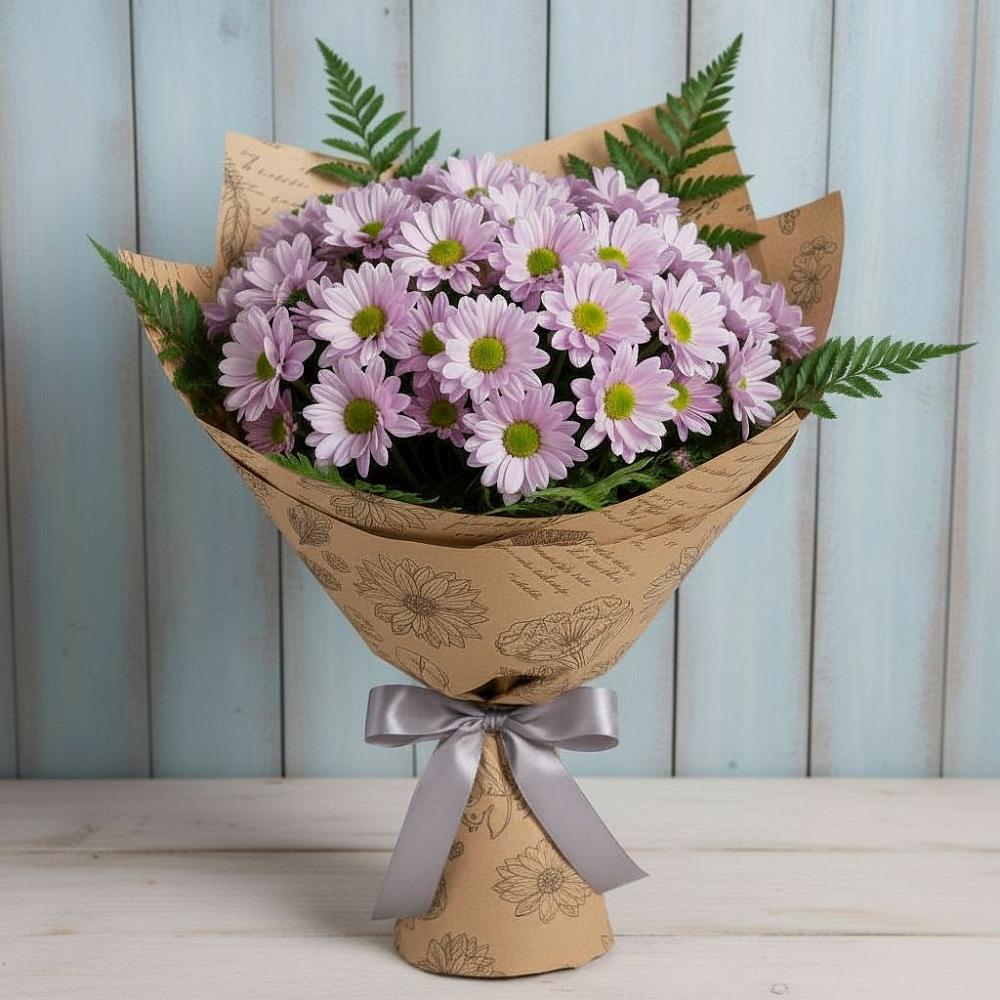 Букет цветов из: Хризантемы в Соболево