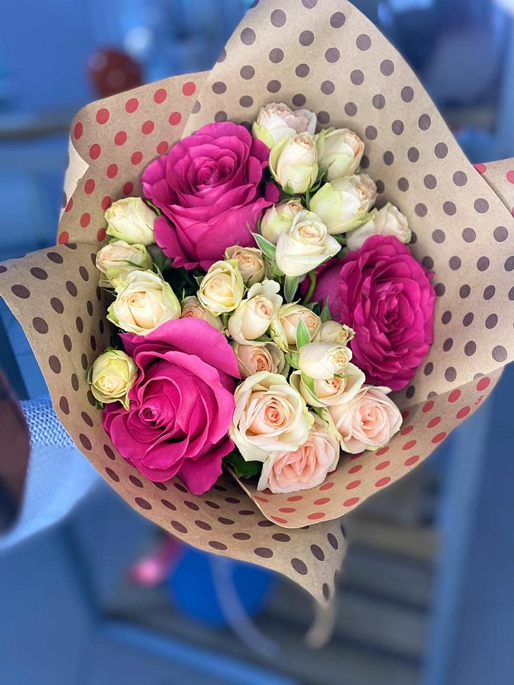 Букет цветов из: Розы в Соболево