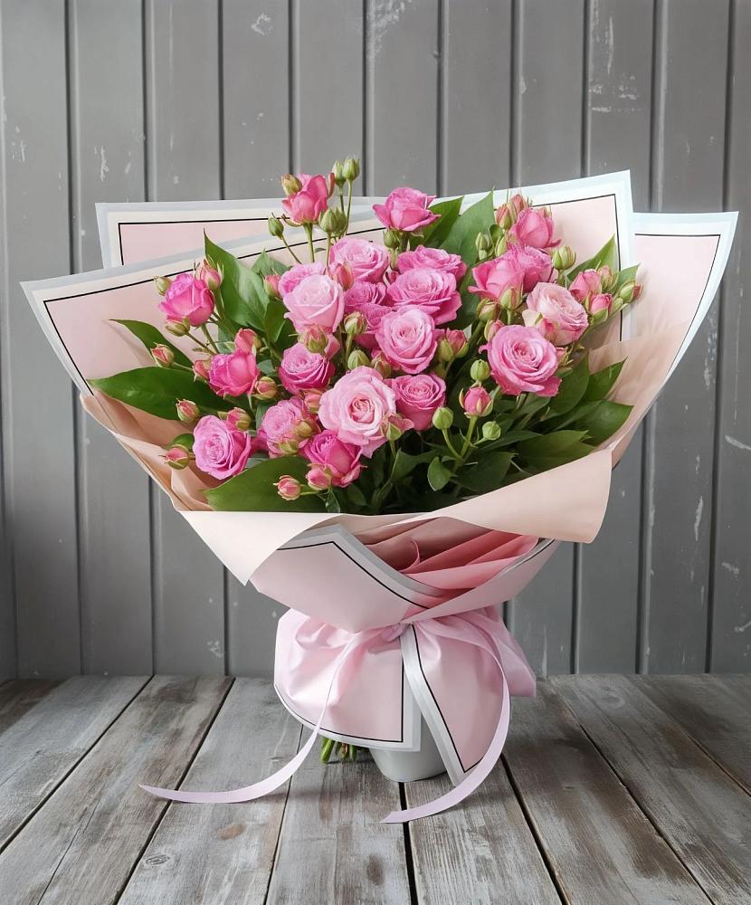Букет Розовый кустик в Соболево