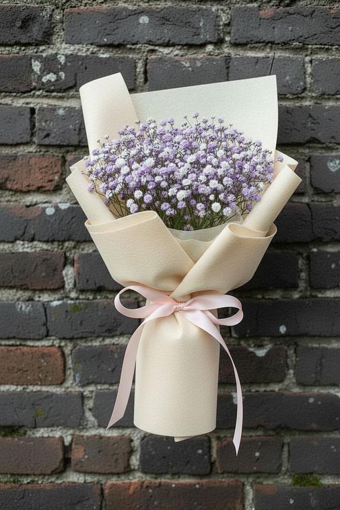 Букет цветов из: Гипсофила в Соболево