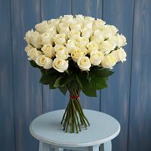 Букет 51 Белая роза Эдлесс Лав #REPLACE_PRED# Соболево