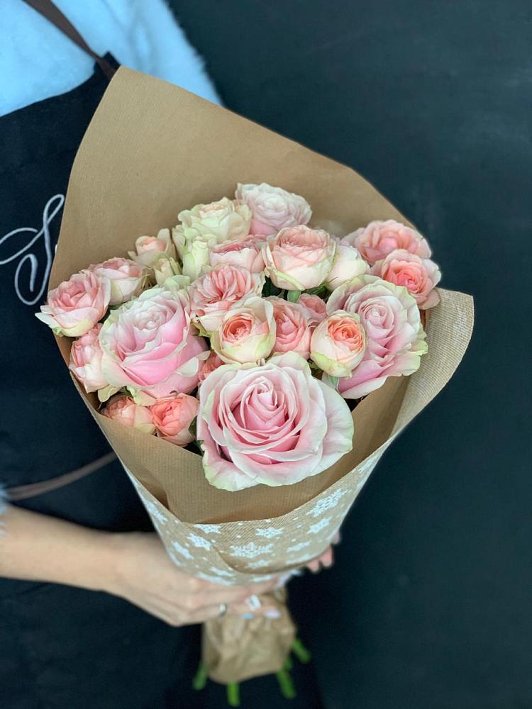 Букет цветов из: Хризантемы и Розы в Соболево