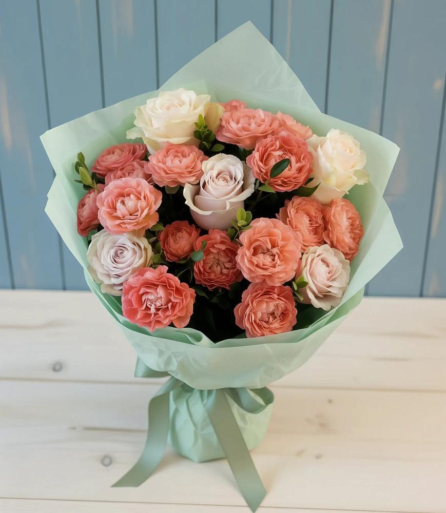 Букет цветов из: Розы в Соболево