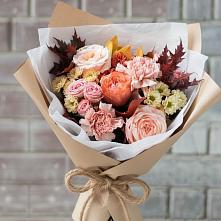 Букет цветов из:  Гвоздики, Хризантемы и Розы #REPLACE_PRED# Соболево