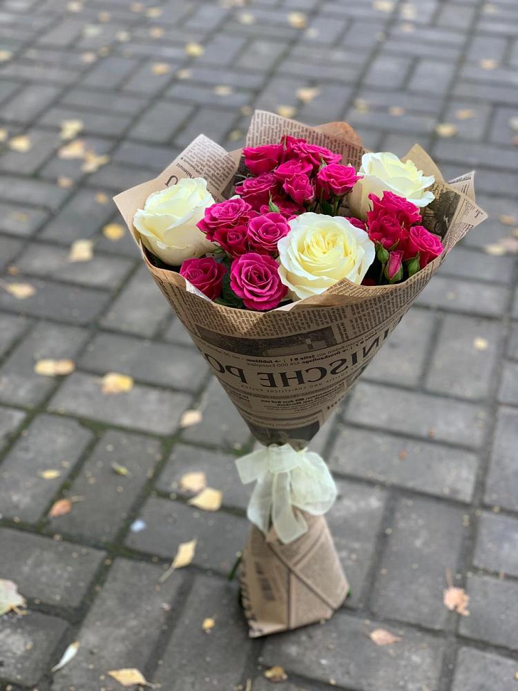 Букет цветов из: Розы в Соболево