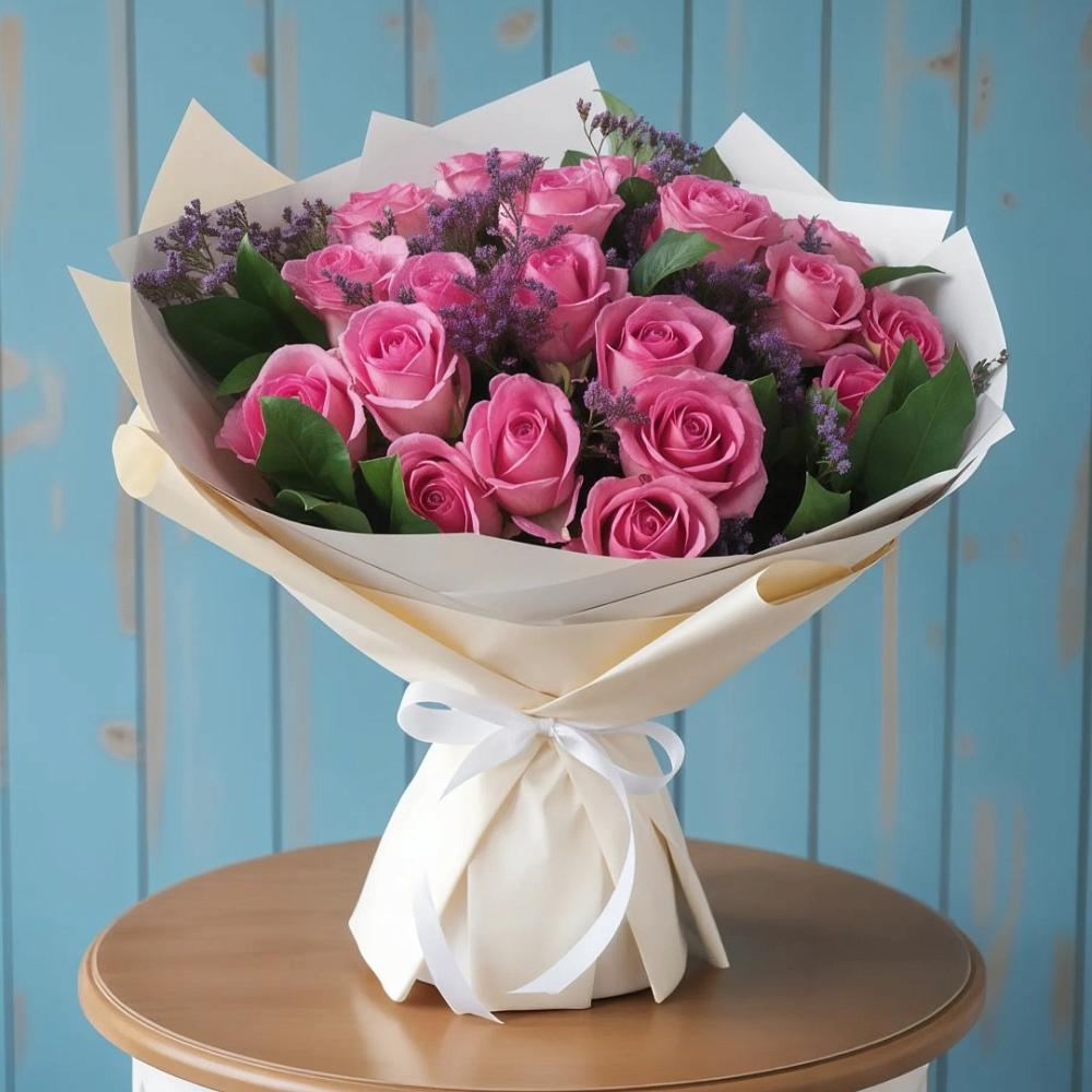 Букет цветов из: Розы в Соболево