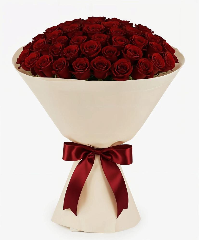 Букет 101 Бордовая роза Блэк Бакарра в Соболево